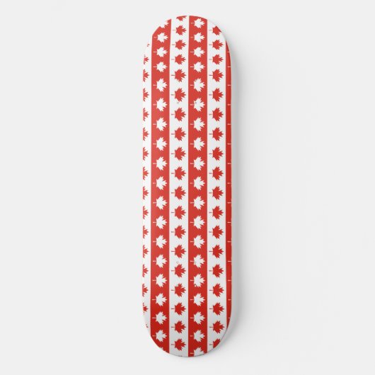 Oh Canada | Elegant rood esdoornblad Persoonlijk Skateboard (Voorkant)