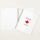 Oh Canada | Elegant rood esdoornblad Planner (Display)
