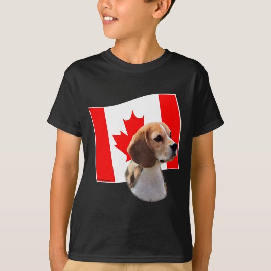 Oh Canada... en Beagles. T-shirt (Voorkant)