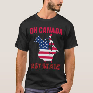 Oh Canada Grappige Trump President Zegt Us Vlag T-shirt