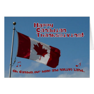 Oh Canada-happy thanksgiving-vlag