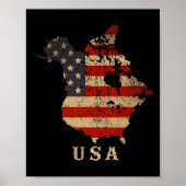 Oh Canada! Kaart van Canada en de VS - Annex Ameri Poster (Voorkant)