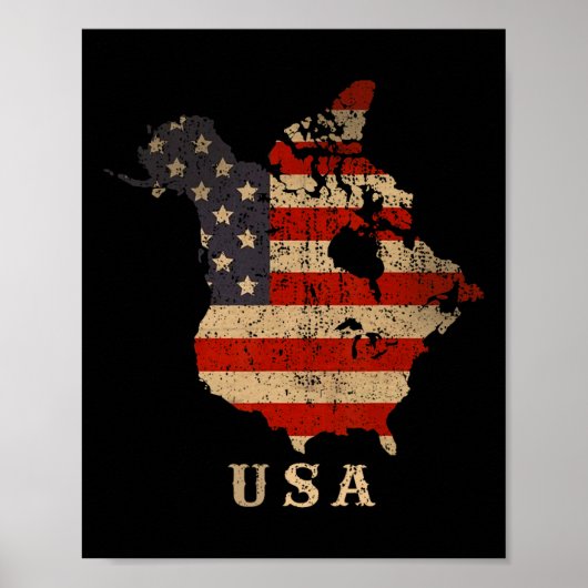 Oh Canada! Kaart van Canada en de VS - Annex Ameri Poster (Voorkant)