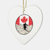 Oh Canada Keramisch Ornament (Links)
