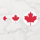 Oh Canada! Maple Leaf Trots en gratis Confetti (Achterkanten)