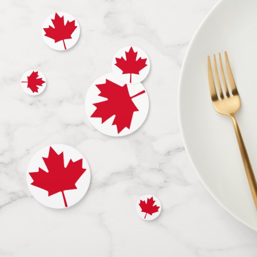 Oh Canada! Maple Leaf Trots en gratis Confetti (Groep)