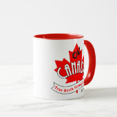 Oh Canada! True North Strong en Free Mok (Voorkant rechts)