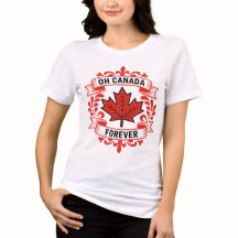 Oh Canada Voor altijd Vintage T-shirt ontwerp