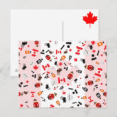 Oh Canada - wat Canada beroemd is om Briefkaart (Voorkant / Achterkant)