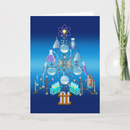 Oh Chemie, Oh Chemist Tree Kerstmis Feestdagen Kaart