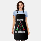 Oh Chemist Tree Chemistree Pun Science Schort (Gedragen)