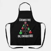 Oh Chemist Tree Chemistree Pun Science Schort (Voorkant)