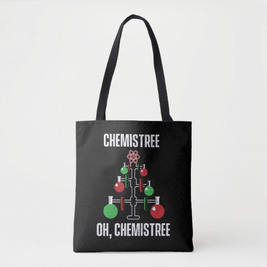 Oh Chemist Tree Chemistree Pun Science Tote Bag (Voorkant)