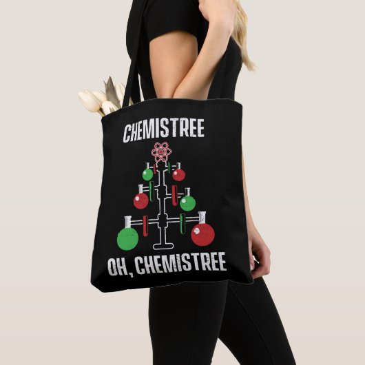 Oh Chemist Tree Chemistree Pun Science Tote Bag (Dichtbij)