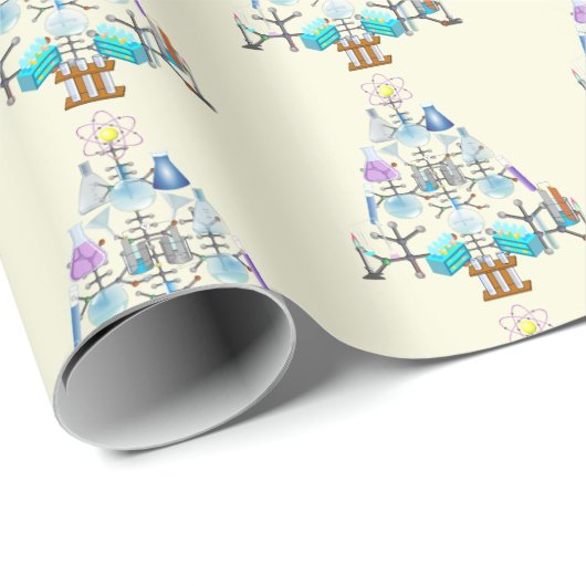 Oh, Chemist Tree Christmas Cadeaupapier (Rol Hoek)