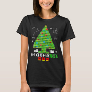 Oh Chemist Tree Kerstmis Oegly Sweater Chemstry T-shirt