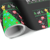 Oh Chemist Tree Merry Chemistry Ugly Ch Cadeaupapier (Rol Hoek)
