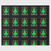 Oh Chemist Tree Merry Chemistry Ugly Ch Cadeaupapier (Vlak)