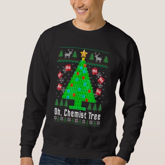 Oh Chemist Tree Merry Chemistry Ugly Ch Trui (Voorkant)