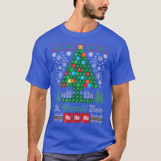 Oh Chemist Tree Merry Kerstchemistree Scienti T-shirt