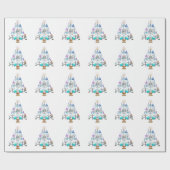 Oh Chemist Tree, Oh kerstboom Cadeaupapier (Vlak)