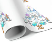 Oh Chemist Tree, Oh kerstboom Cadeaupapier (Rol Hoek)