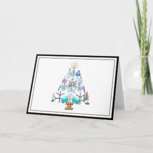 Oh Chemist Tree, Oh kerstboom Feestdagen Kaart