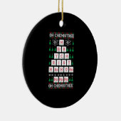 oh chemistree Chemist Science Kerstmis Keramisch Ornament (Rechts)