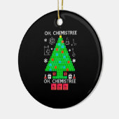 Oh Chemistree Chemist Tree Funny Science Kerstmis Keramisch Ornament (Links)