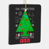 Oh Chemistree Chemist Tree Funny Science Kerstmis Keramisch Ornament (Rechts)