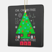 Oh Chemistree Chemist Tree Funny Science Kerstmis Keramisch Ornament (Links)