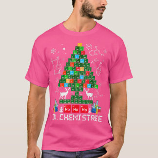 Oh Chemistree Chemistry Teacher Christmas Teacher  T-shirt