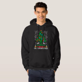 Oh Chemistree Christmas Chemistry Science Periodic Hoodie (Voorkant volledig)
