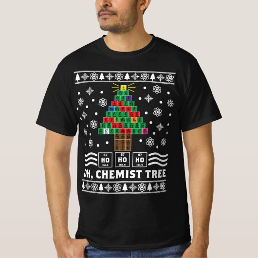 Oh Chemistree Funny Science Design Gift T-shirt (Voorkant)
