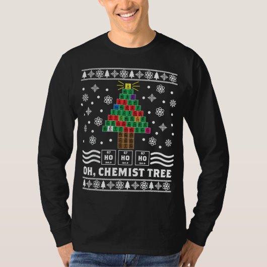 Oh Chemistree Funny Science Design Gift T-shirt (Voorkant)
