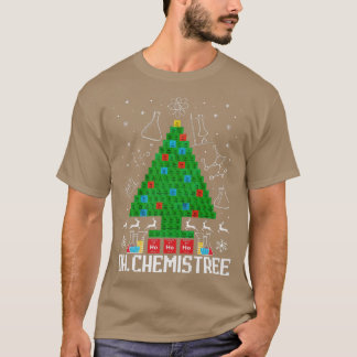 Oh Chemistree Funny Science kerstboomchemicus T-shirt