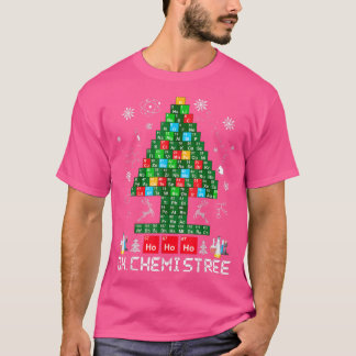 Oh Chemistree Funny Science kerstboomchemicus T-shirt