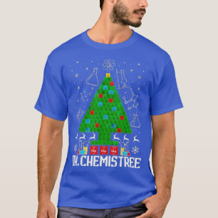 Oh Chemistree Funny Science kerstboomchemicus T-shirt