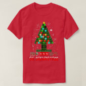 Oh Chemistree Funny Science Kerstchemicist Tree T-shirt (Design voorkant)