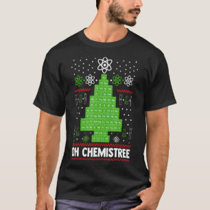 Oh Chemistree Kerst Periodieke Tafel Chemie T T-shirt