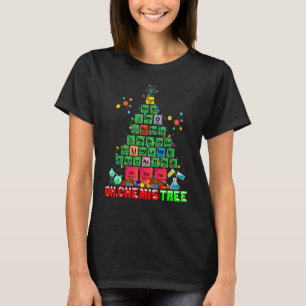 Oh Chemistree kerstboom, kerstlamschemie T-shirt