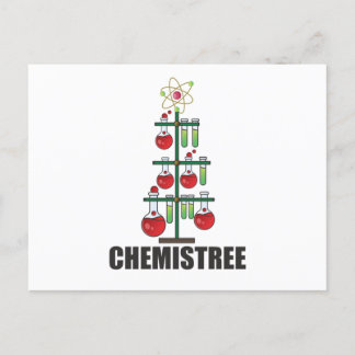 Oh Chemistree Kerstchemieleraar Briefkaart