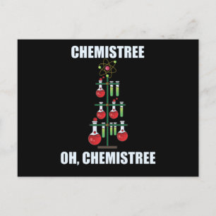 Oh Chemistree Kerstchemieleraar Briefkaart
