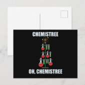 Oh Chemistree Kerstchemieleraar Briefkaart (Voorkant / Achterkant)
