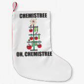 Oh Chemistree Kerstchemieleraar Kleine Kerstsok (Voorkant)