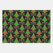 Oh chemistree - lelijke kerstkeuken voor chemicus inpakpapier vel (Voorkant)