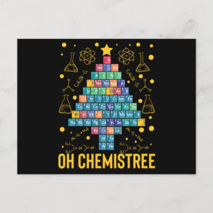 Oh Chemistree Science kerstboomchemie Briefkaart