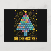 Oh Chemistree Science kerstboomchemie Briefkaart (Voorkant)