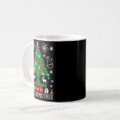 Oh Chemistree Wetenschapper Chemische Kerstmis Xma Koffiemok (Voorkant links)