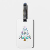 Oh Chemistry, Oh Chemist Tree Bagagelabel (Achterkant verticaal)